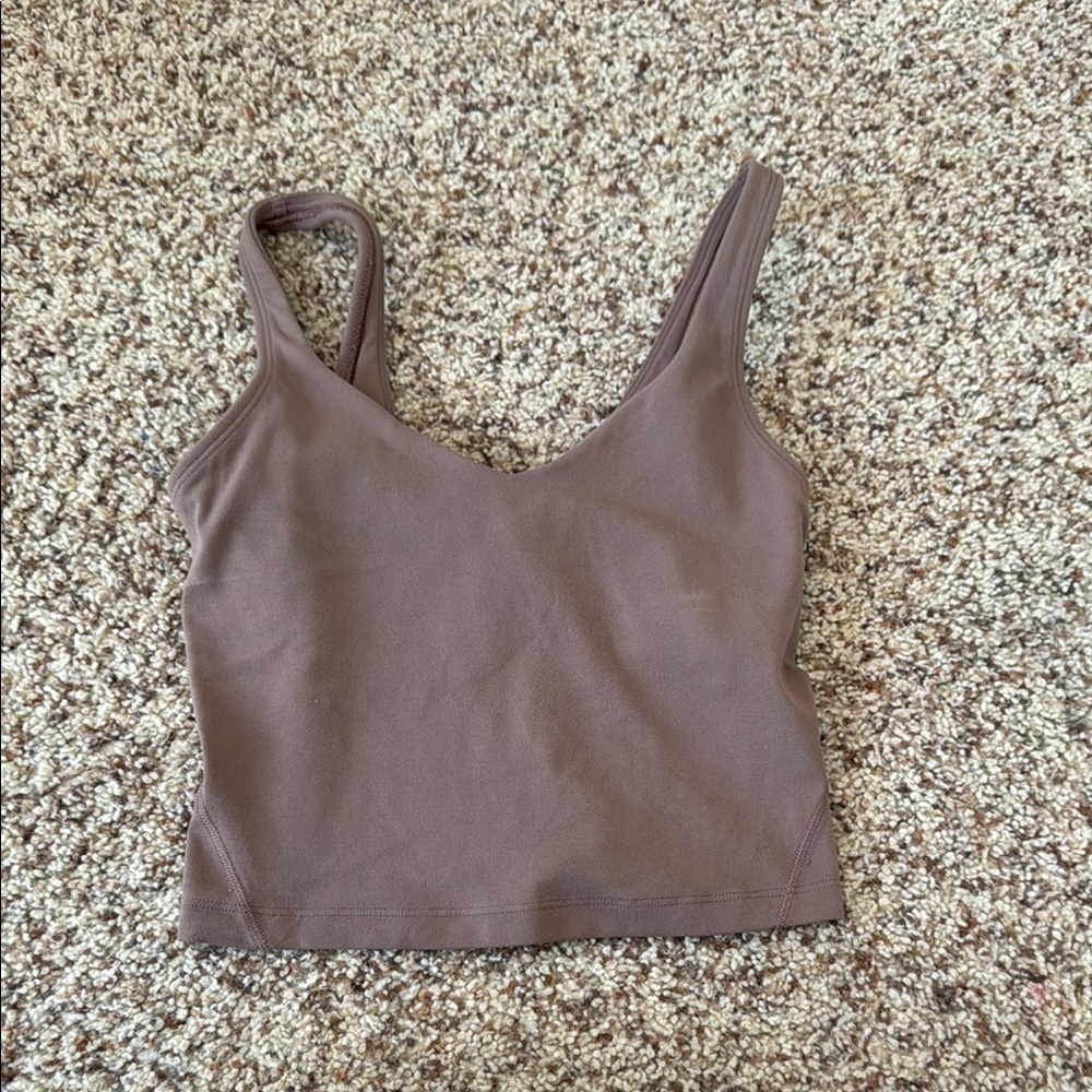 Light Brown Lululemon Align Tank Top